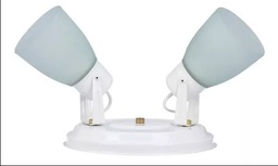 [02809013] SPOT DE 2 LUCES CON TULIPA SPOT 430 160043