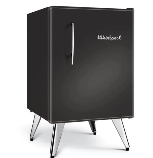[56341017] HELADERA WHIRLPOOL RETRO BLACK 76Lts WRA09B3