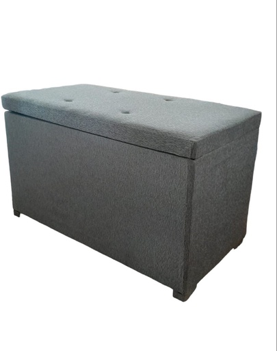 [14080008] BAULERA MADERO SUPER DUE PLATA 0.80MTS CHENILLE