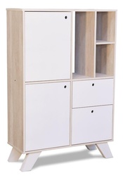[14761003] MUEBLE CAON AUXILIAR ALBA BLANCO 1280