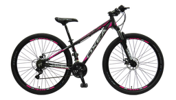 [23541130] BICICLETA OXEA RIDDICH ROD29 21 VEL. TALL M NEGRO/FUCSIA