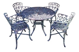 [04431046] JUEGO DE JARDIN BOSTON X 4 SILLONES GRIS