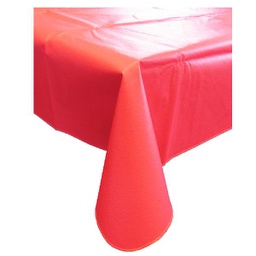 [12512049] MANTEL ECOCUERO ROJO 1.40 X 2.20MT