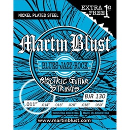 [71331006] CUERDAS GUITARRA ELECTRICA MARTIN  BLUDT BJR130