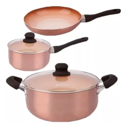 [11644025] BATERIA HUDSON DE ALUMINIO C/ANTIADHERENTE  ACD01C 5 PIEZAS