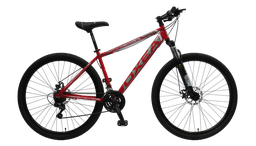 [23541256] BICICLETA OXEA HUNTER ROD29 ROJO GRIS PLOMO BLANCO