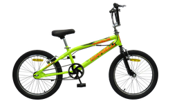 [23541306] BICICLETA TOMASELLI FREESTYLE XT3 ROD 20 AMARILLA NARANJA