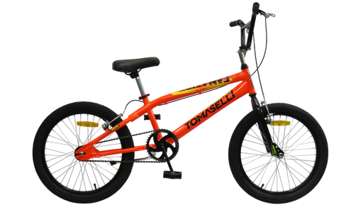 [23541308] BICICLETA TOMASELLI FANATICS C20FAN ROD 20 NARANJA NEGRO AMARILLO
