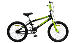 [23541309] BICICLETA TOMASELLI FANATICS C20FAN ROD 20 NEGRO AMARILLO