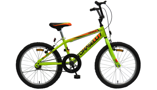 [23541315] BICICLETA TOMASELLI RIDER TT20V ROD 20 AMARILLO NARANJA VARON