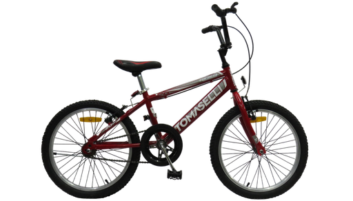[23541259] BICICLETA TOMASELLI RIDER TT20V ROD 20 ROJO GRIS BLANCO VARON