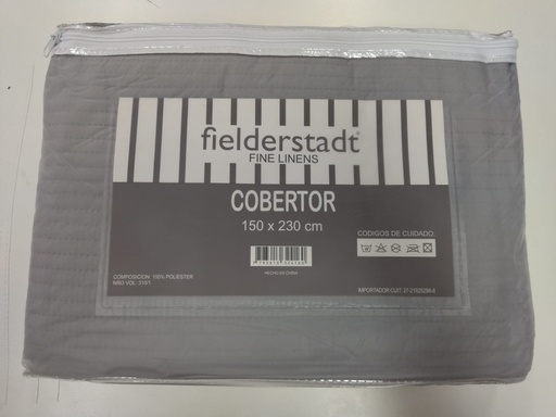 [12141081] COBERTOR FIELDERSTADT 324160 1,5 PL GRIS