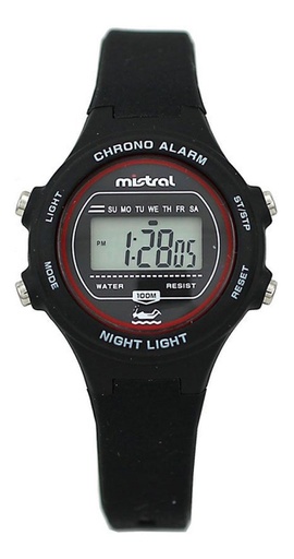 [32752070] RELOJ MISTRAL LDX BAN 01 DIGITAL NEGRO