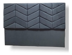 [14686046] RESPALDO MOBILI CARINI VAINILLA DIAGONAL 2.00 X 1.40 PANA 51 GRIS OSCURO 1134C