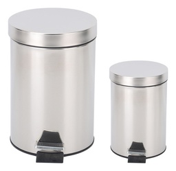 [17481007] SET DE 2 CESTOS ORG006 VONNE DE ACERO 3L Y 12L