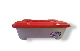 [17232001] ORGANIZADOR PLAS RECTANGULAR C/RUEDAS 35L 4551