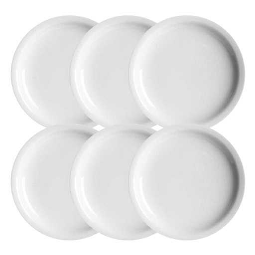[11701046] PLATO DE POSTRE VERBANO PORCELANA LINEA RECTA 2301