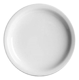 [11701047] PLATO PLAYO VERBANO PORCELANA LINEA RECTA 26CM 2348