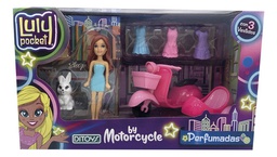 [34448991] LULY POCKET BY MOTORBYKE DITOYS 2428 CELESTE