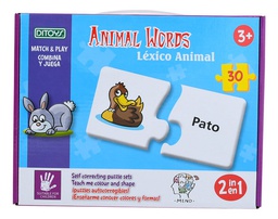 [34448119] MATCH AND PLAY PUZZLE DITOYS 2376 ANIMALES