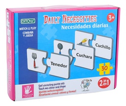 [34448120] MATCH AND PLAY PUZZLE DITOYS 2376 NECESIDADES DIARIAS