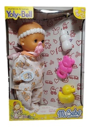 [34448096] BEBE YOLY BELL 1270  BLANCO/AMARILLO