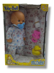 [34448099] BEBE YOLY BELL 1270  BLANCO/CELESTE