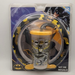 [34448136] SET DE PLATO + VASO SPORT BATMAN 01BATMAN089