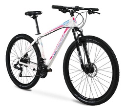 [23541287] BICICLETA  TOP MEGA SUNSHINE R29 21V M BCO CEL ROS 1007581