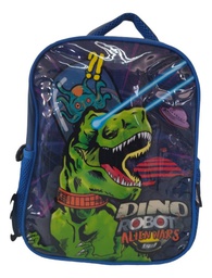 [33511083] MOCHILA DINO ROBOTS 12&quot; 91.17120 AZUL