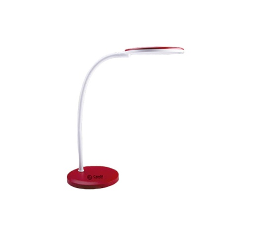 [02935038] LAMPARA ESCRITORIO CANDIL BONNIE ROJO