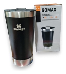 [11932027] VASO TERMICO STANLEY NEGRO 500ML