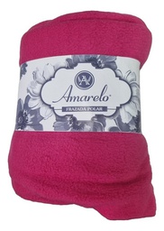 [12291079] FRAZADA POLAR AMARELO 12001 1 1/2 P LISA FUCCIA
