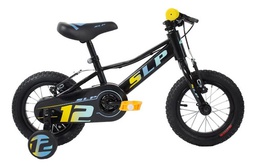 [23541340] BICICLETA SLP 5 PRO NIÑO R12 NEGRO CELESTE AMARILLO 16455