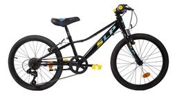 [23541345] BICICLETA SLP 5 PRO NIÑO R20 NEGRO CELESTE AMARILLO 16457