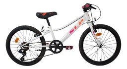 [23541347] BICICLETA SLP 5 PRO NIÑA R20 BLANCO NARANJA ROSA 16454