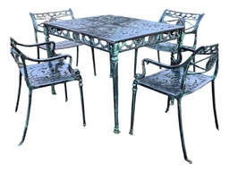 [04431025] JUEGO DE JARDIN SUTRA X4 SILLONES VERDE