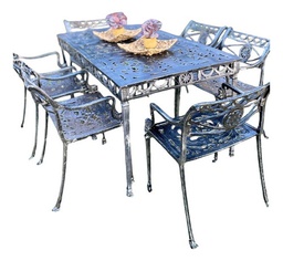 [04431045] JUEGO DE JARDIN SUTRA X6 SILLONES GRIS