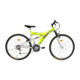 [23541294] BICICLETA PERETTI NIÑO R26 MTB 21V DOBLE SUSP AMARILLA