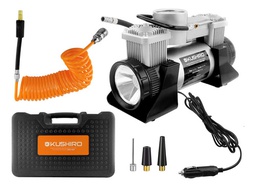 [03141018] MINICOMPRESOR KUSHIRO DMCI-0001 150 PSI DOBLE PISTON C/ MALETIN