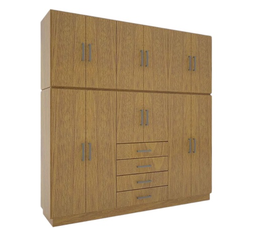 [14701122] PLACARD ORLANDI 150 2 CUERPOS 2.12 X 2.15 ROBLE