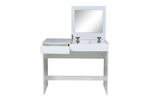 [14245027] ESCRITORIO RICCHEZZE MESINA CAMARIN 90 CM C/ESPEJO BLANCO 34736370