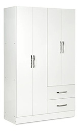 [14761050] ROPERO FAMILY MUEBLES MAXIMO 64000 4P BLANCO
