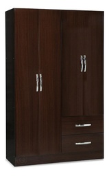 [14761051] ROPERO FAMILY MUEBLES MAXIMO 64008 4P CHOCOLATE