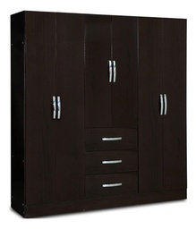 [14761053] ROPERO FAMILY MUEBLES MAXIMO 66008 6P CHOCOLATE