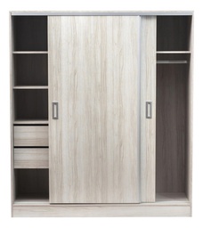 [14761054] ROPERO MUEBLES MAXIMO 56017 160 2P CORRED MARFIL FO