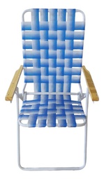 [16749057] REPOSERA 5 POSICIONES 5 TIRAS AZUL Y BLANCO