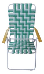 [16749059] REPOSERA 5 POSICIONES 5 TIRAS VERDE Y BLANCO