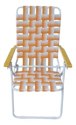 [16749060] REPOSERA 5 POSICIONES 5 TIRAS NARANJA Y BLANCO