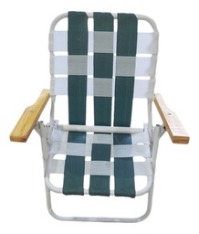 [16749087] REPOSERA INFANTIL VERDE OSCURO Y BLANCO